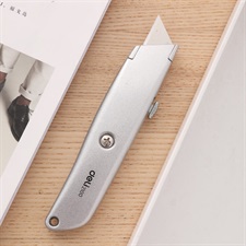 Deli E2100 Utility Knife Paper Cutter Aluminium Alloy Body 19mm