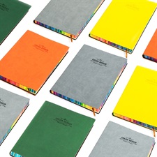 Deli E3183 Colour Design Hard Leather Cover A5 Notebook – 112 Pages