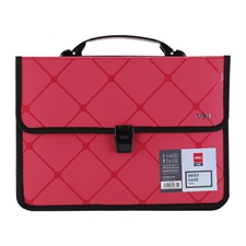 Deli New York Series E39634 A4 2 Pockets Expanding File Buckled with Handle