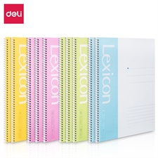 Deli E7683 Lexicon Soft Cover Spiral A5 Notebook – 60 Pages