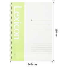 Deli E7683 Lexicon Soft Cover Spiral A5 Notebook – 60 Pages