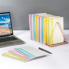 Deli E7683 Lexicon Soft Cover Spiral A5 Notebook – 60 Pages
