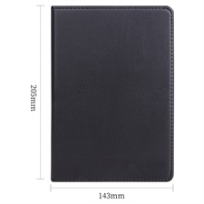 Deli E7901 Hard Leather Cover 25K Notebook – 80 Pages