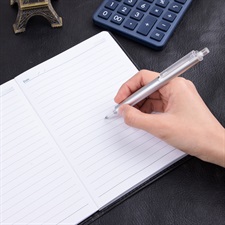 Deli E7902 Hard Leather Cover 32K Notebook – 80 Pages