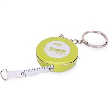 Deli E8213 Plastic Measuring Tape 1.5 m with Keychain