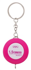 Deli E8213 Plastic Measuring Tape 1.5 m with Keychain