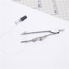Deli E8601 Assembled Compass in Stainless Steel