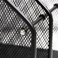 Deli E9197 Mesh Metal Magazine Holder 3 Compartments