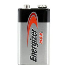 Energizer 522BP1 Max Alkaline 9 Volt Battery x 1 Blister Pack
