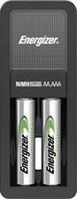Energizer CH2PC4 Mini Charger with 2 x AAA Rechargeable Batteries