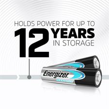 Energizer EP92BP2T Max Plus Alkaline AAA Battery x 2 Blister Pack (Pencil Cell)