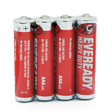 Eveready 1012 Red AAA Battery x 4 SW Pack (Pencil Cell)