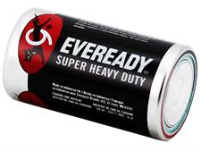Eveready 1250 Black D Battery x 2 Blister Pack