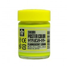 Sakura Poster Flourescent Colour 30ML Glass Bottle Single Colour 01 Piece