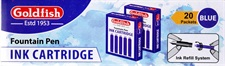 Goldfish G-IC-01 BL and BK Fountain Pen Ink Cartridges