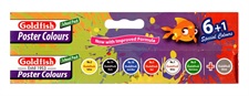 Goldfish Poster Colour Plastic Bottle 6 + 1 Colour Set