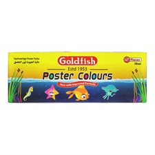 Goldfish G-12PC-S Poster Colour Plastic 30ml Bottle 12 Colour Set
