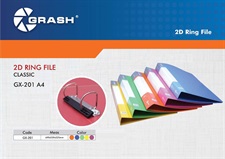 Grash GX-201 Classic A4 2-D Ring File