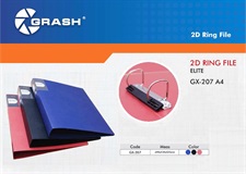 Grash GX-207 Elite A4 2-D Ring File