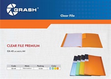 Grash GX-40 Premium A4 40 Pocket Display File