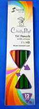 Chilly Pop Tri Pencils With Eraser