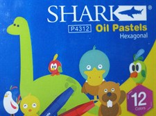 Shark Hexagonal Oil Pastels 12 Colors 