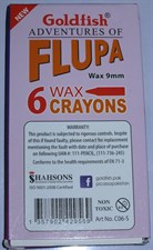 Goldfish C06-S Flupa Wax Crayons 06 Colours