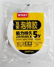 M&G Double Sided Foam Tape 1 Inch x 5 Yards