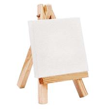 Keep Smiling Artist Canvas Board With Easel
