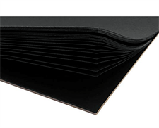 Keep Smiling 20 Pages A4 & A3 200gsm Black Paper Sketch Pad