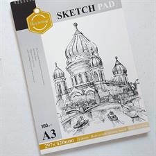 Keep Smiling A3-S 24 Pages A3 160gsm Spiral Sketch Pad