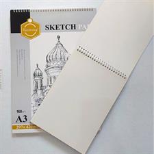 Keep Smiling A3-S 24 Pages A3 160gsm Spiral Sketch Pad