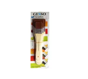 Keep Smiling A6085X Angular Gesso Brush 3 Pcs Set