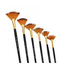 Keep Smiling A6088 Fan Artist Brush Set 6 Pcs