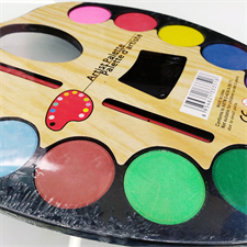Keep Smiling Artist Palette Water Colour Paints 12 Colours