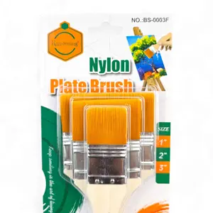 Keep Smiling BS-003F Nylon Plate Brush 3 Pcs Set