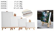 Keep Smiling Artist Canvas Board With Easel