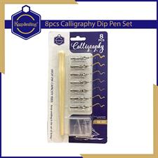 Keep Smiling E0354 Calligraphy Dip Pen 8 Pcs Set