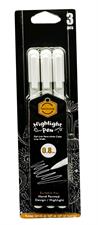Keep Smiling E0430 White Highlight Pen 0.6mm 3 Pcs Set