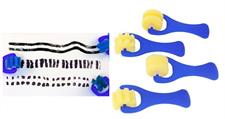 Keep Smiling HM903-25-4 Eva Foam Painting Roller Art Tool 4 Pcs Set