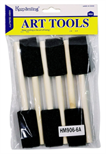 Keep Smiling HM906-6A Sponge Brush 6 Pcs Set