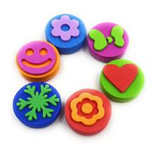 Keep Smiling HM926-6 Foam Pattern Stamps Art Tool Set 6 Pcs