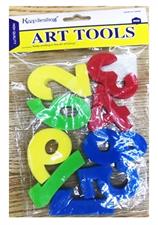 Keep Smiling HM933-9 Eva Foam 0-9 Numbers Shape Art Tool Set