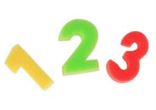 Keep Smiling HM935-9 Sponge Foam 0-9 Numbers Shape Art Tool Set