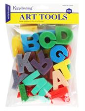 Keep Smiling HM945-26 Sponge Foam A to Z Shape Art Tool Set