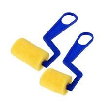 Keep Smiling Paint Foam Roller Art Tool 2 Pcs Set