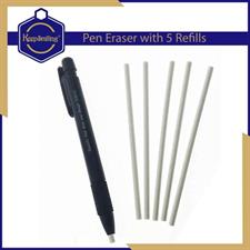 Keep Smiling Pen Eraser with 5 Refills