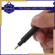 Keep Smiling Pen Eraser with 5 Refills