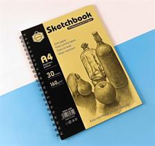 Keep Smiling SMA4-160S 30 Pages A4 160gsm Spiral Sketch Pad