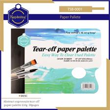Keep Smiling TSB-0001 30 Pages 10"x14" Inches 110gsm Tear Off Paper Palette Pad